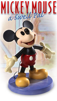 Artist Mickey Mouse Sculpture portrait