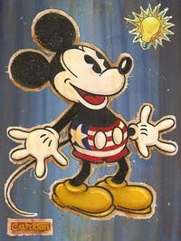 Artist Mickey Mouse Artwork portrait