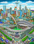 Charles Fazzino 3D Art Charles Fazzino 3D Art MLB 2023 All-Star Game: Seattle (DX)