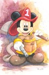 Mickey Mouse Fine Art Mickey Mouse Fine Art Fireman Mickey