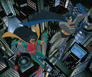 Superhero Artwork Superhero Artwork Gotham's Dynamic Duo (AP)