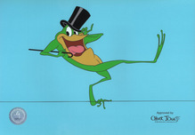 Michigan J Frog Artwork by Chuck Jones Chuck Jones Animation Art Michigan J. Frog