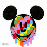 Mickey Mouse Fine Art Mickey Mouse Fine Art Mickey Pixel Drip