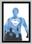Superhero Artwork Superhero Artwork Superman Silhouette