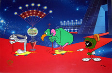 Marvin the Martian Artwork Marvin the Martian Artwork Hare-way to the Stars