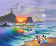 Mickey Mouse Fine Art Mickey Mouse Fine Art Mickey Proposes to Minnie (Premiere)