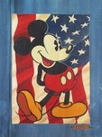 Mickey Mouse Fine Art Mickey Mouse Fine Art Red, White and Blue Jeans