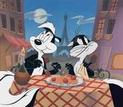 Lady and The Tramp Artwork Walt Disney Artwork They Eat Pasta Too!