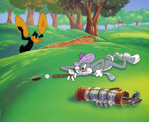 Warner Brothers Bogey the Bunny - Daffy & Bugs Bunny