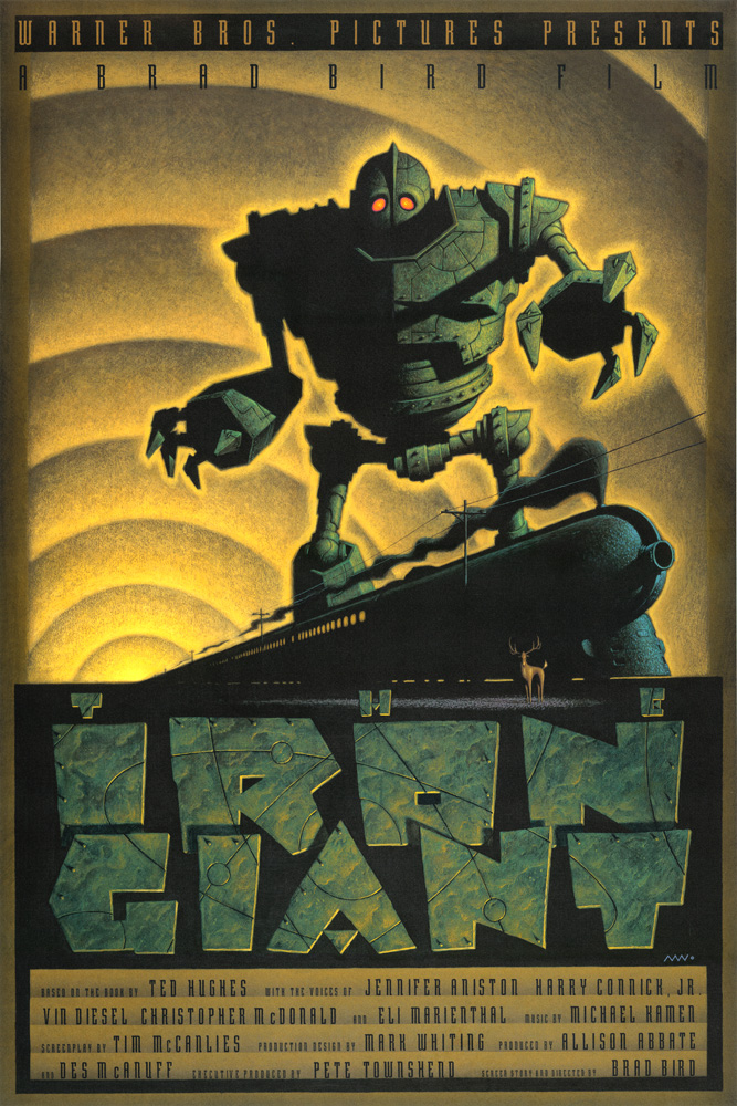 Mark Whiting The Iron Giant Anniversary  - Canvas Edition	