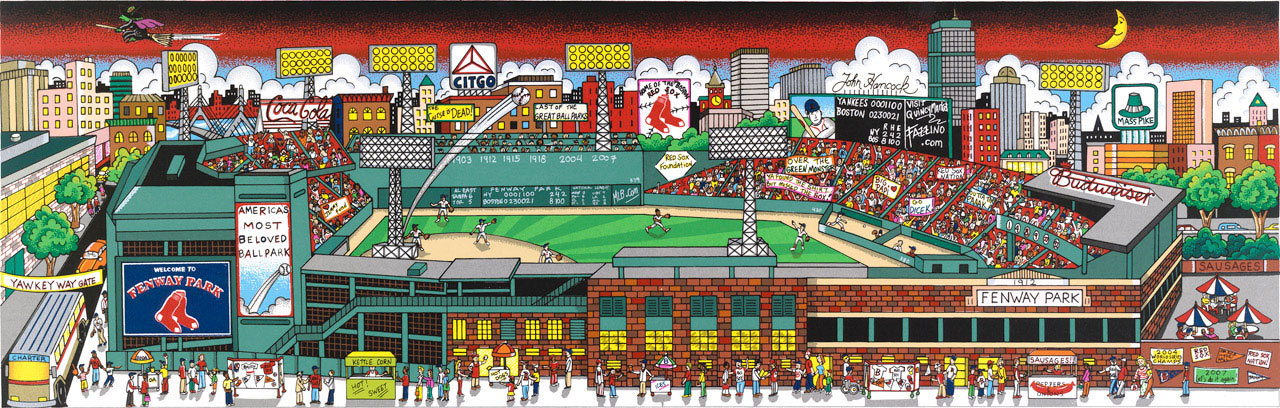 Charles Fazzino MLB Fenway Park: The Pride of Boston (SN)