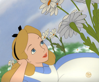 Artist Alice in Wonderland Animation Art portrait