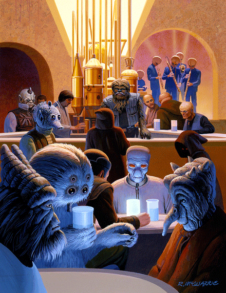 Ralph McQuarrie Star Wars Artwork