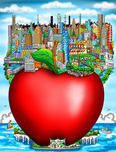 Charles Fazzino 3D Art Charles Fazzino 3D Art Big Apple... Little Island (AP)