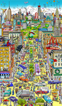 Charles Fazzino 3D Art Charles Fazzino 3D Art In NYC... It's the Characters You Meet (AP)