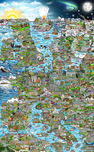 Charles Fazzino 3D Art Charles Fazzino 3D Art Exploring Our World... The Wonders of Europe (DX) (Matted)