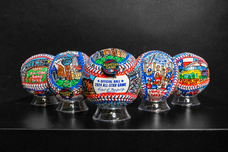 20th Century Fox Artwork 20th Century Fox Artwork MLB 2024 Texas All-Star Game Hand-Painted Baseballs