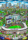 Charles Fazzino 3D Art Charles Fazzino 3D Art MLB 2025 All-Star Game: Atlanta (DX)