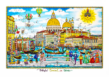 Charles Fazzino 3D Art Charles Fazzino 3D Art Colorful Carnival in Venice (DX)