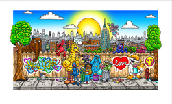 Charles Fazzino 3D Art Charles Fazzino 3D Art Sesame Street