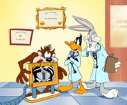 Daffy Duck Art Daffy Duck Art Acme X-Ray -  Bugs, Daffy & Taz