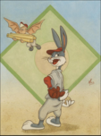 Bugs Bunny Animation Art Bugs Bunny Animation Art Bugs Bunny - Baseball Bugs