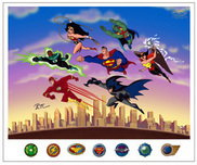 Superhero Artwork Superhero Artwork The Power of Seven