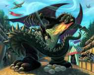 Harry Potter Artwork Harry Potter Artwork Battle with The Dragon