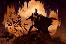 Superhero Artwork Superhero Artwork Domain of the Bat (Canvas)