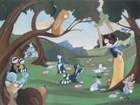 Snow White Artwork Snow White Artwork Forest Friends