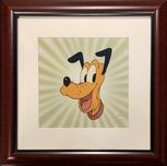 Mickey Mouse Animation Cels Mickey Mouse Artwork Here's Pluto! (Framed)