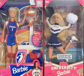Sports Memorabilia & Collectibles Sports Memorabilia & Collectibles WNBA and Duke Cheerleader Barbie (Set of 2)