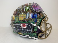 Charles Fazzino 3D Art Charles Fazzino 3D Art NFL: Superbowl XVIII Las Vegas Helmet (Full Size)