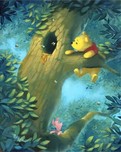 Winnie the Pooh Artwork Winnie the Pooh Artwork Curious Bear