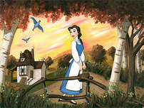 Beauty and the Beast Art Beauty and the Beast Art Little Town