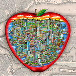 Charles Fazzino 3D Art Charles Fazzino 3D Art Chronicles of NY (MAP)