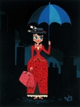 Mary Poppins Artwork Mary Poppins Artwork Mary's Umbrella