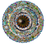 Charles Fazzino 3D Art Charles Fazzino 3D Art One World...The Circle of Life (PRDX)