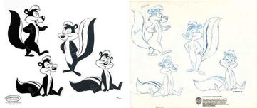 Pepe Le Pew Artwork Pepe Le Pew Artwork Pepe Le Pew Character Study 