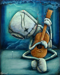 Fabio Napoleoni Fabio Napoleoni Playing on My Heart Strings (OE) Mini Print