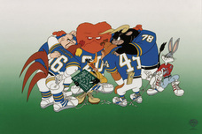 Daffy Duck Art Daffy Duck Art Football Follies