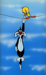 Tweety Bird Artwork Tweety Bird Artwork Bird on a Wire
