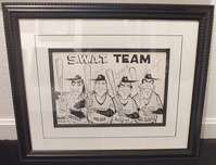 Sports Memorabilia & Collectibles Sports Memorabilia & Collectibles Rockies SWAT Team - Framed