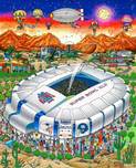 Charles Fazzino 3D Art Charles Fazzino 3D Art NFL: Super Bowl XLII: Arizona (DX)