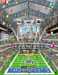 Charles Fazzino 3D Art Charles Fazzino 3D Art Super Bowl XLVI: Indianapolis (SN)