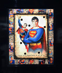Superman Artwork Superman Artwork Superman (Christopher Reeves) - Hollywood Sign (Original) Framed