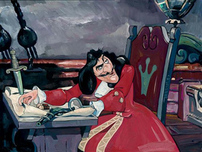 Peter Pan Artwork Peter Pan Artwork The Captain's Quarters - Captain Hook