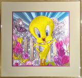 Tweety Bird Artwork Tweety Bird Artwork Magic Effects - Holographic Tweety Bird (Framed)