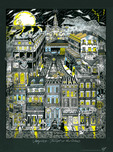 Charles Fazzino 3D Art Charles Fazzino 3D Art Vampires...The Twilight of New Orleans (DX) (Grey)