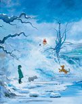 Winnie the Pooh Artwork Winnie the Pooh Artwork Winter (20 x 16)